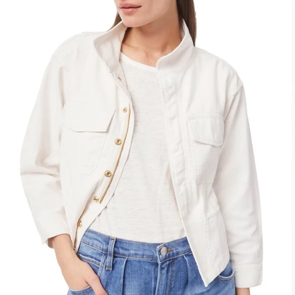 Frame Denim Jackets & Blazers - FRAME Belted Cropped Jacket White XS NWT